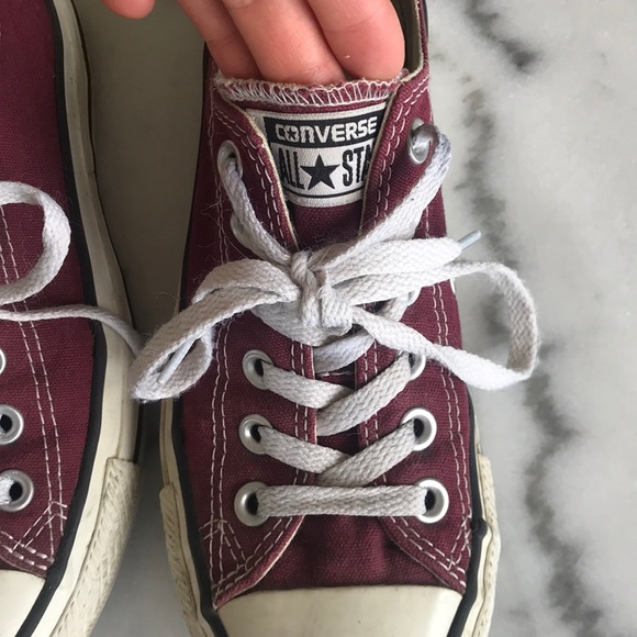 FREE WITH PURCHASE Burgundy converses ! - Picture 6 of 9
